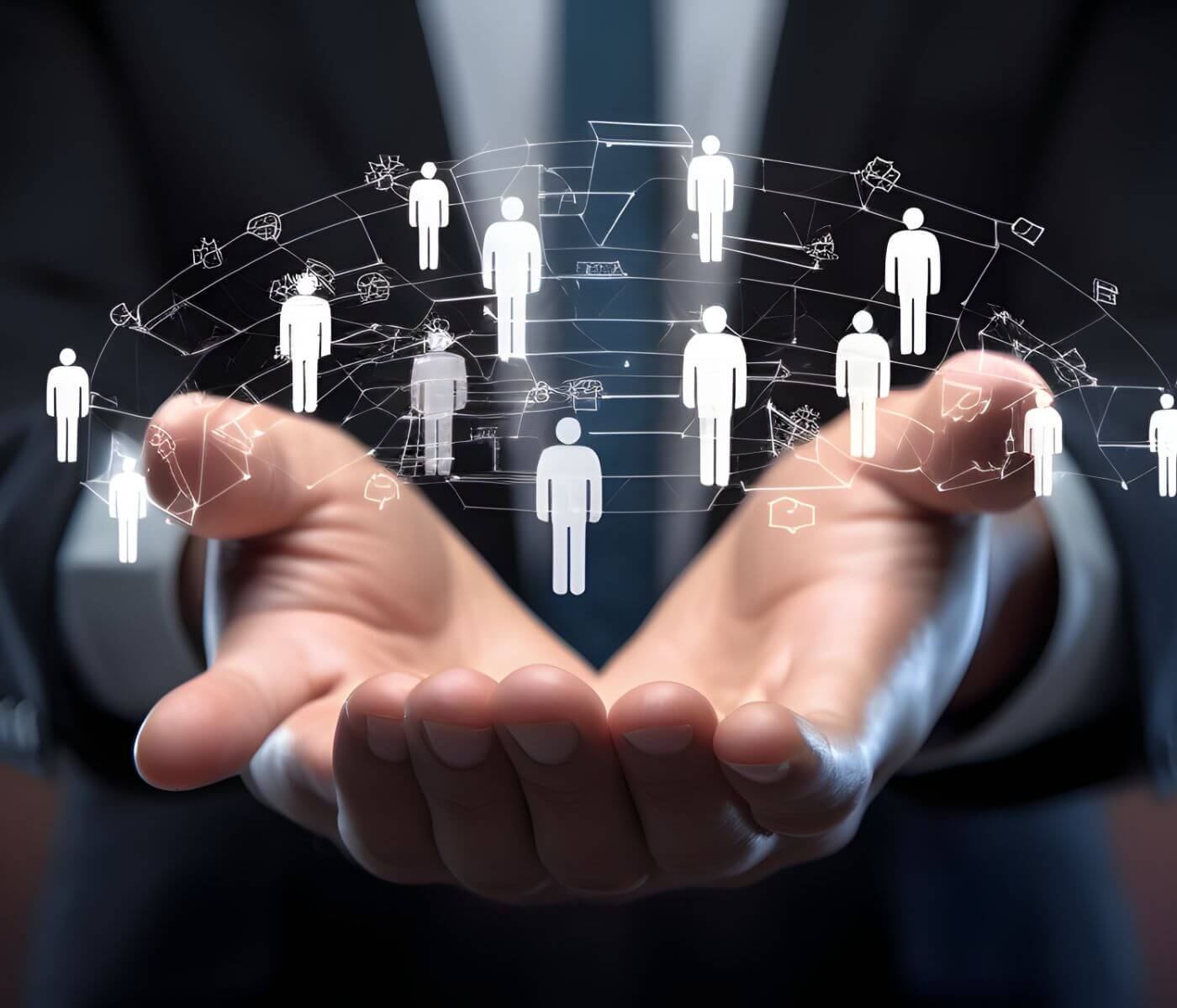 Recruitment consultants reviewing candidate profiles
