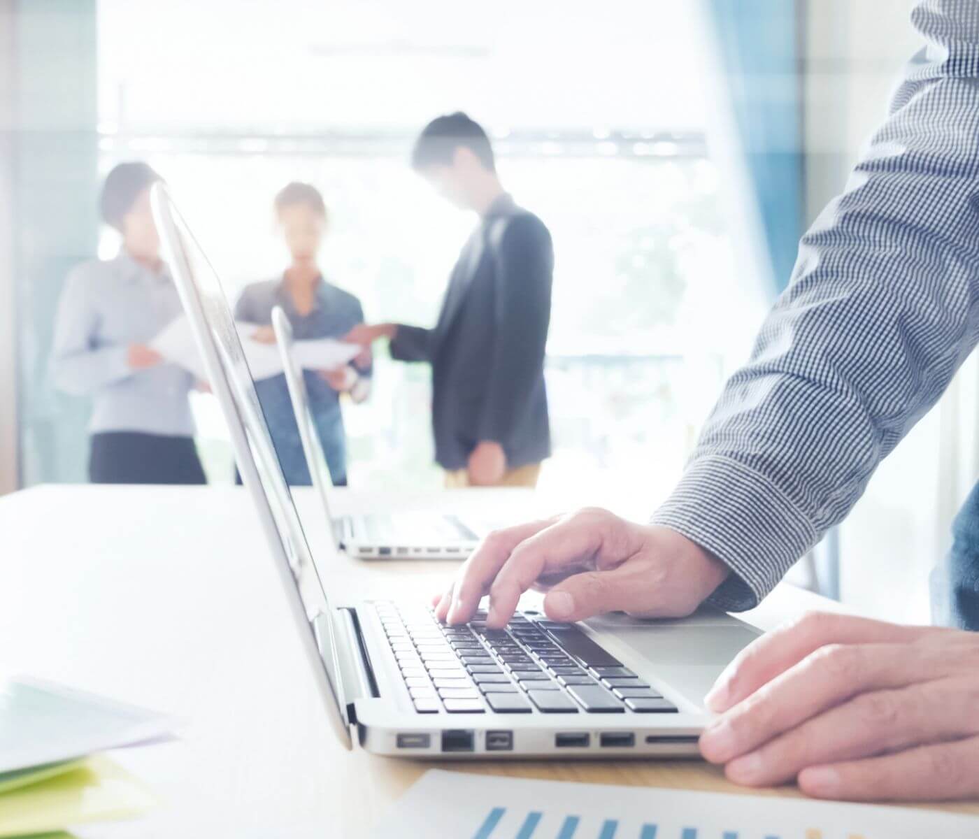 A staffing consultant matching candidates to roles