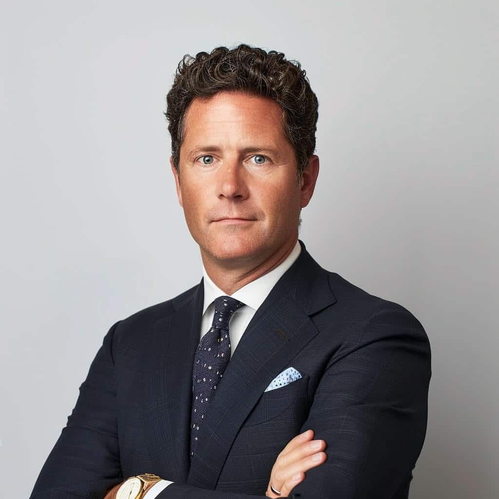A hedge fund executive in discussion
